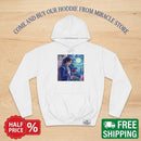 Hoodie — Dreamy Night Garden Anime Boy Illustration Printify