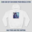Hoodie — Dreamy Night Garden Anime Boy Illustration Printify