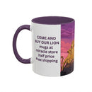 Lion Pride Coffee Mug – Nostalgic Animated Safari Accent Mug (11/15oz) Printify