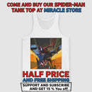 Spider-Man City Chase Tank Top — Comic Art Superhero Graphic Tank Printify