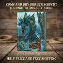 Sea Serpent Journal — Fantasy Ocean Dragon Hardback Notebook Printify