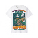 Halloween Ghost Campfire T‑Shirt — Dancing Ghosts in the Woods Graphic Tee Printify