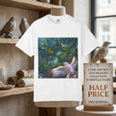 Forest Raptor T-Shirt — Soaring Owl Nature Graphic Tee Printify