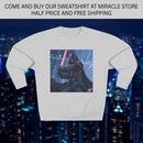 Darth Vader Lightsaber Crewneck Sweatshirt — Galactic Sith Graphic Pullover Printify