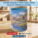 Two-Tone Coffee Mugs, 11oz