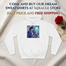 Hoodie — Dreamy Night Garden Anime Boy Illustration Printify