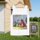 Tank Top — Cute Cartoon Dogs Print (Lady & Tramp Style) Printify