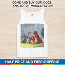 Tank Top — Cute Cartoon Dogs Print (Lady & Tramp Style) Printify