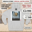 Three-Panel Fleece Hoodie Printify