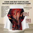 Anime Red-Haired Character Skater Skirt