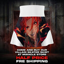 Anime Red-Haired Character Skater Skirt