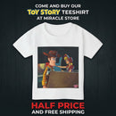 Cowboy Toy Scene Toddler T‑Shirt — Nostalgic Animated Characters Print Printify
