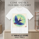 Artistic Bird T‑Shirt — Colorful Swallow & Dove Graphic Tee Miracle Store