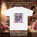Kids Fantasy Princess Tee — Purple Castle Illustration Printify
