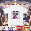 Kids Fantasy Princess Tee — Purple Castle Illustration Printify