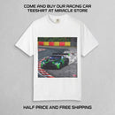 Racing Drift Car T-Shirt — Green GT Track Action Tee Printify