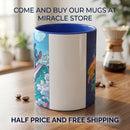 Lilo & Stitch Surfing Accent Mug — Cute Hawaiian Cartoon Coffee Cup (11oz) Printify