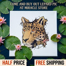Leopard in Vines Canvas Print — Botanical Jungle Wall Art Printify
