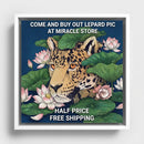 Leopard in Vines Canvas Print — Botanical Jungle Wall Art Printify