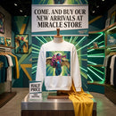 Vision-Inspired Crewneck Sweatshirt — Retro Comic Superhero Graphic Printify