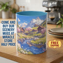 Two-Tone Coffee Mugs, 11oz Miracle Store