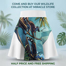 Lemur Jungle Print Skater Skirt — Tropical Wildlife AOP Printify