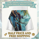 Lemur Jungle Print Skater Skirt — Tropical Wildlife AOP Printify