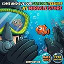 Toddler Hoodie — Cute Scuba Diver & Clownfish Ocean Print Printify