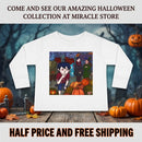 Halloween Pumpkin Patch Toddler Long Sleeve Tee — Cute Kid Trick-or-Treat Illustration Printify