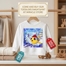 Cute Ski Chick Toddler Long Sleeve Tee — Winter Snowy Adventure Shirt Printify