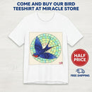Artistic Bird T‑Shirt — Colorful Swallow & Dove Graphic Tee Miracle Store