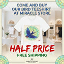 Artistic Bird T‑Shirt — Colorful Swallow & Dove Graphic Tee Miracle Store