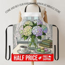 Hydrangea Tea Time Apron Printify