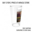 16oz Farmhouse Mixing Glass – Rustic Barn Landscape Pint Glass Printify