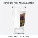 16oz Farmhouse Mixing Glass – Rustic Barn Landscape Pint Glass Printify