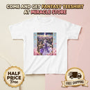 Kids Fantasy Princess Tee — Purple Castle Illustration Printify