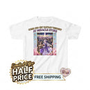 Kids Fantasy Princess Tee — Purple Castle Illustration Printify