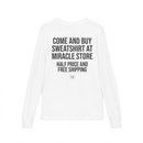 Kids Long Sleeve Tee — Winter Bunny & Fox Snowy Trail Illustration Printify