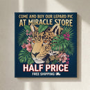 Leopard in Vines Canvas Print — Botanical Jungle Wall Art Printify