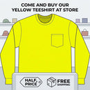 Unisex Workwear Long Sleeve Pocket T-Shirt Printify