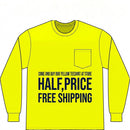 Unisex Workwear Long Sleeve Pocket T-Shirt Printify
