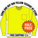 Unisex Workwear Long Sleeve Pocket T-Shirt Printify