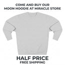 Moonlit Alien Planet Space Art Crewneck Sweatshirt