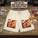 Unisex Garment-Dyed Lightweight Fleece Sweat Shorts Printify