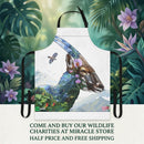 Mountain Goat Floral Apron — Nature Wildlife Kitchen Apron Printify
