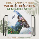 Mountain Goat Floral Apron — Nature Wildlife Kitchen Apron Printify