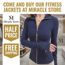 Womens Fitness Running Yoga Jacket