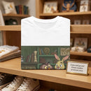 T-Shirt — Vintage Cartoon Owl & Fox Illustration Graphic Tee Printify