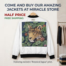 Men's Bomber Jacket — Jungle Leopard & Surreal Elephant Art AOP Printify