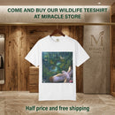 Forest Raptor T-Shirt — Soaring Owl Nature Graphic Tee Printify